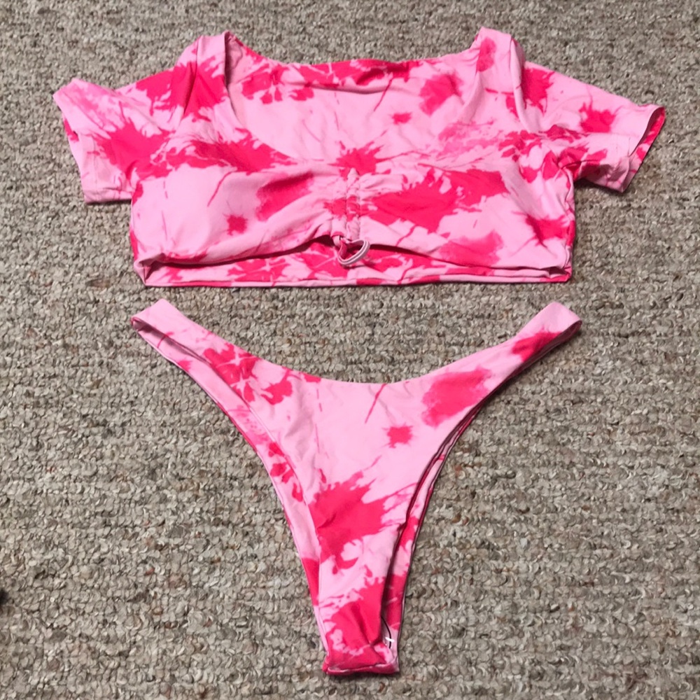 Sunny Bunny Pink Tie Dye Bikini